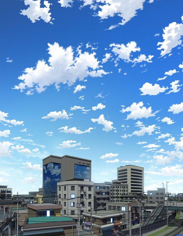 웹툰 배경 작업