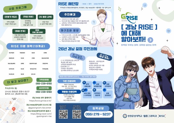 캡스톤디자인 RISE 툰 - 팜플렛