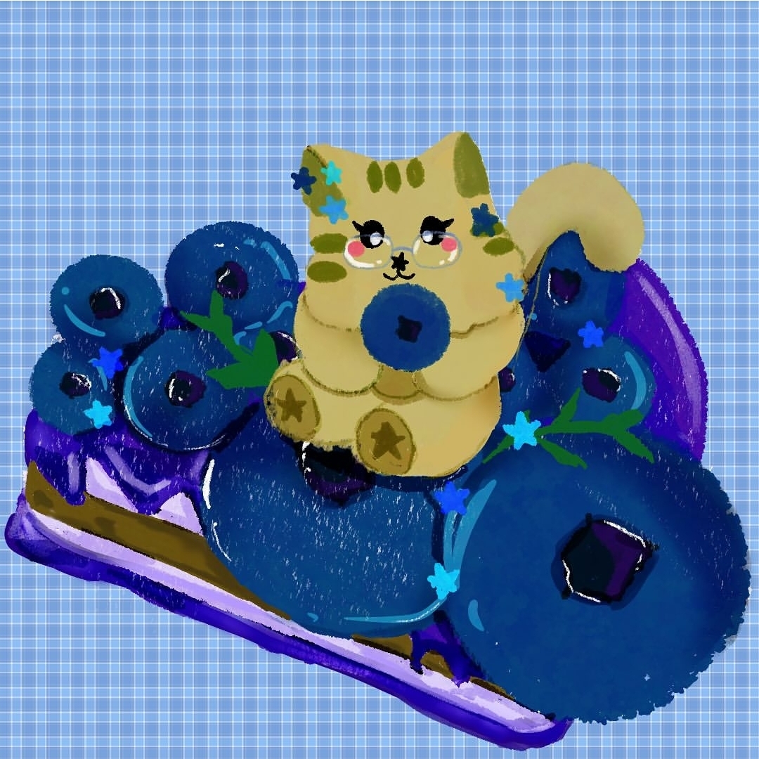 블루베리 케이크